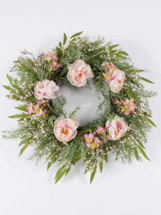 Artificial Plant 60*12*60cm Eucalyptus Chrysanthemum wreath GS-27926057 2026Jul 3,000+ sqm showroom with thousands of artificial flowers, plants & trees ready for global sourcing.