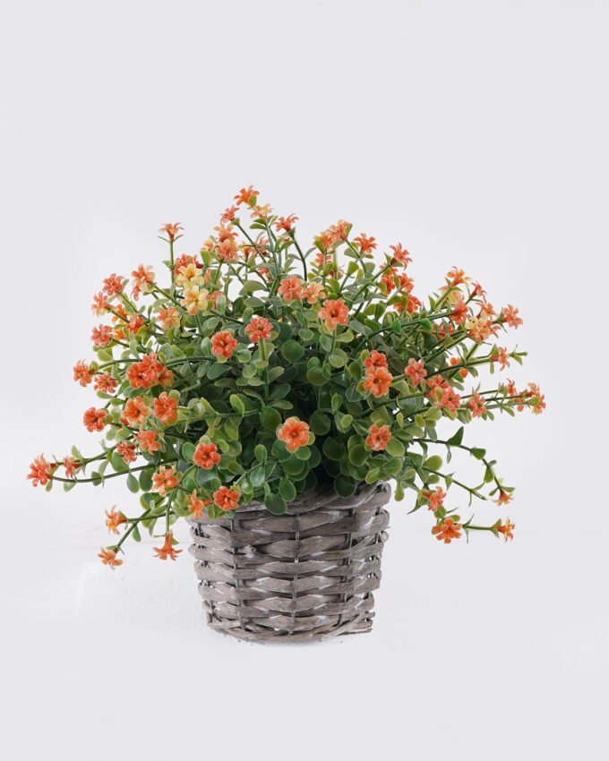 Artificial Table Plants 21*21*20cm Flower in Bamboo basket GS-38926027 2026Jul 3,000+ sqm showroom with thousands of artificial flowers, plants & trees ready for global sourcing.