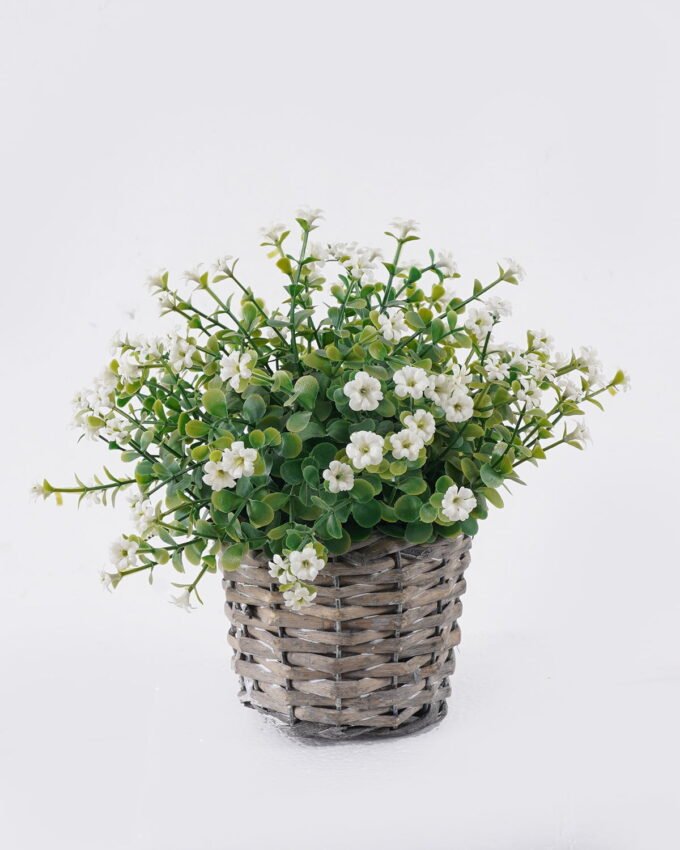 Artificial Table Plants 20*20*20 Flower in Basket pot GS-38926009 2026Jul 3,000+ sqm showroom with thousands of artificial flowers, plants & trees ready for global sourcing.