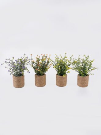 Artificial Table Plants 21*21*20cm Flower in Bamboo basket GS-38926027 2026Jul 3,000+ sqm showroom with thousands of artificial flowers, plants & trees ready for global sourcing.