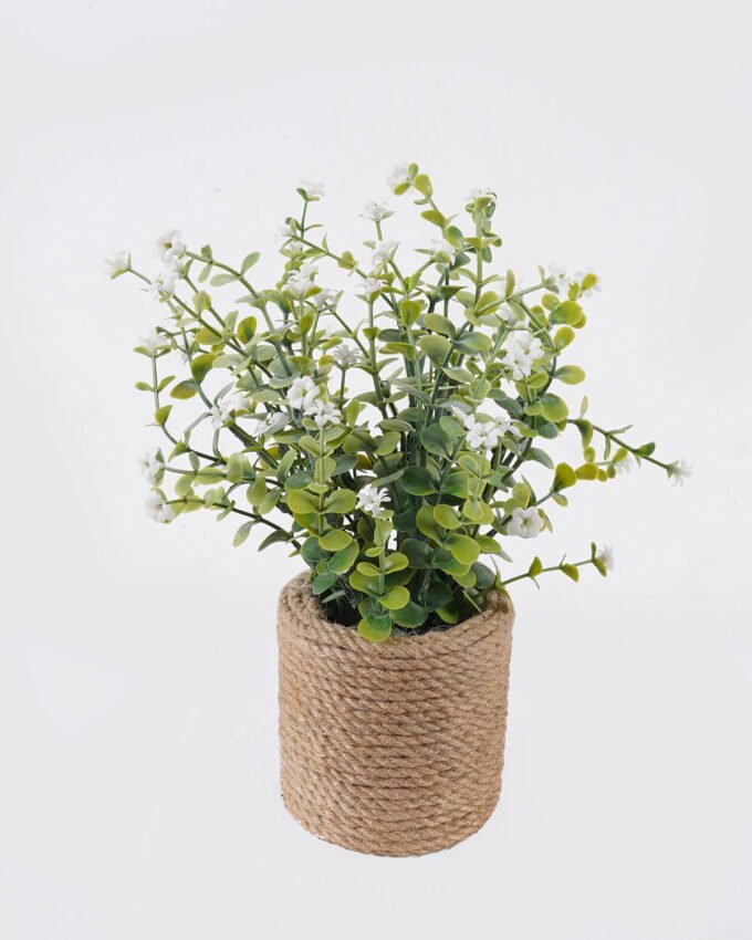 Artificial Table Plants Flower in Hemp rope pot GS-38926037_4 Artificial Table Plants 23*13*23cm Flower in Hemp rope pot GS-38926037 2026Jul 3,000+ sqm showroom with thousands of artificial flowers, plants & trees ready for global sourcing.