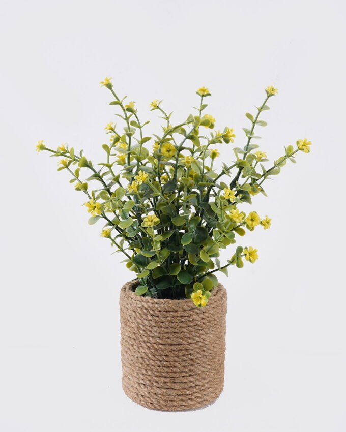 Artificial Table Plants Flower in Hemp rope pot GS-38926037_5 Artificial Table Plants 23*13*23cm Flower in Hemp rope pot GS-38926037 2026Jul 3,000+ sqm showroom with thousands of artificial flowers, plants & trees ready for global sourcing.