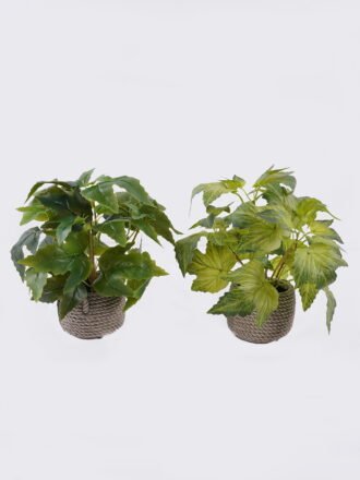 Artificial Table Plants 30*30*30cm  Variegated Pothos in Cement pot GS-03326066 2026Jun 3,000+ sqm showroom with thousands of artificial flowers, plants & trees ready for global sourcing.