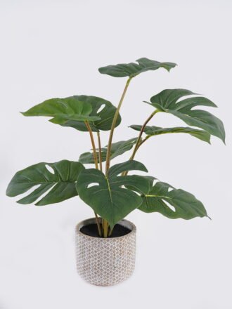 Artificial Table Plants 30*30*30cm  Variegated Pothos in Cement pot GS-03326066 2026Jun 3,000+ sqm showroom with thousands of artificial flowers, plants & trees ready for global sourcing.