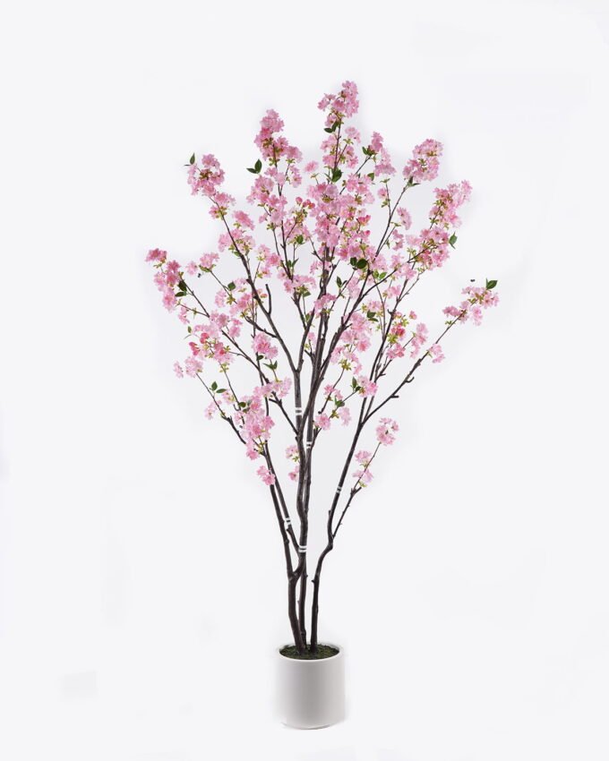 Artificial Tree 90*90*180cm Cherry blossom tree in PP pot GS-76126022KD 2026Aug 3,000+ sqm showroom with thousands of artificial flowers, plants & trees ready for global sourcing.