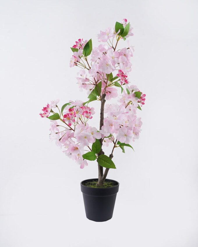 Artificial Tree 30*20*60cm Chinese crabapple potted flower in PP pot GS-76126014 2026Aug 3,000+ sqm showroom with thousands of artificial flowers, plants & trees ready for global sourcing.