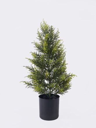 Artificial Tree 42*42*90cm Cypress in PP pot GS-30426021 2026Jul 3,000+ sqm showroom with thousands of artificial flowers, plants & trees ready for global sourcing.