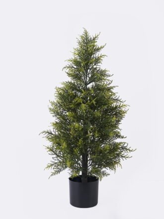 Artificial Tree 45*45*120cm Cypress in PP pot GS-30426022 2026Jul 3,000+ sqm showroom with thousands of artificial flowers, plants & trees ready for global sourcing.