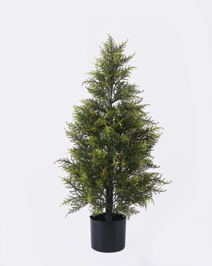 Artificial Tree 42*42*90cm Cypress in PP pot GS-30426021 2026Jul 3,000+ sqm showroom with thousands of artificial flowers, plants & trees ready for global sourcing.