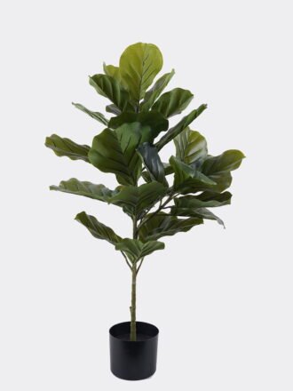 Artificial Tree 43*37*70cm Ficus lyrata in PP pot/14 lvs GS-30426046 2026Jul 3,000+ sqm showroom with thousands of artificial flowers, plants & trees ready for global sourcing.
