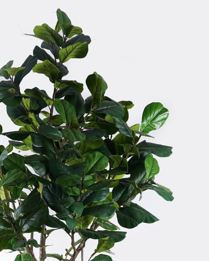 Artificial Tree 120*110*220cm Ficus lyrata  in PP pot/198 lvs GS-58426001KD 2026Aug 3,000+ sqm showroom with thousands of artificial flowers, plants & trees ready for global sourcing.