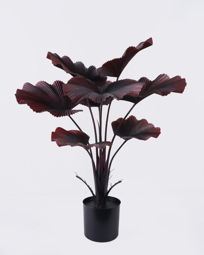 Artificial Tree 63*53*90cm Livistona rotundifolia in PP pot/8 lvs GS-59526045 2026Aug 3,000+ sqm showroom with thousands of artificial flowers, plants & trees ready for global sourcing.