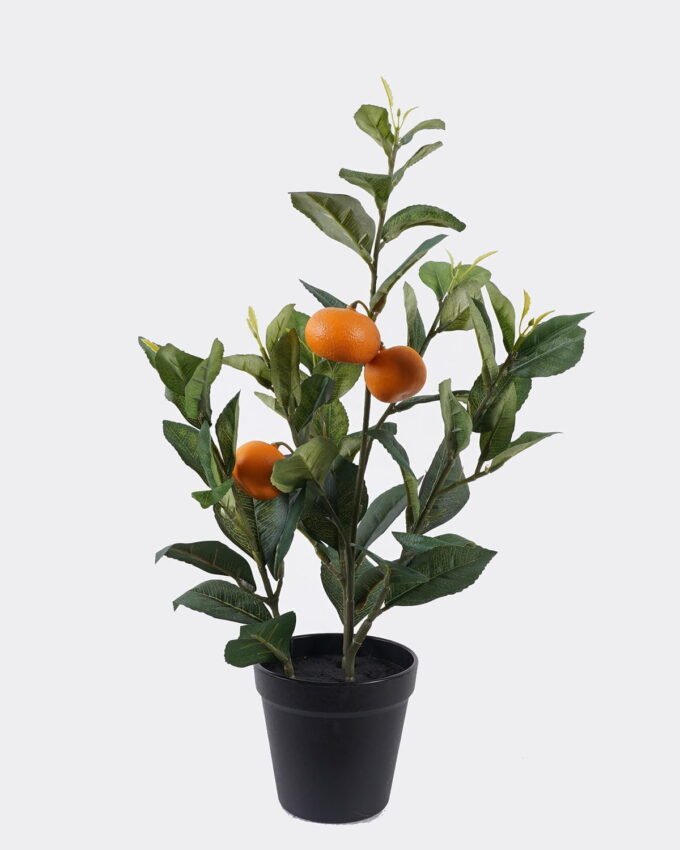Artificial Tree 25*18*45cm Orange tree *3 in PP pot/57 lvs GS-30426039 2026Jul 3,000+ sqm showroom with thousands of artificial flowers, plants & trees ready for global sourcing.