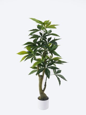 Artificial Tree 55*46*80cm Pachira macrocarpa in PP pot/72 lvs GS-30426025 2026Jul 3,000+ sqm showroom with thousands of artificial flowers, plants & trees ready for global sourcing.