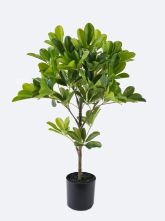 Artificial Tree 45*42*120cm Schefflera Octophylla *2  in PP pot GS-70226007 2026Aug 3,000+ sqm showroom with thousands of artificial flowers, plants & trees ready for global sourcing.