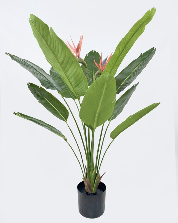 Artificial Tree 60*53*90cm Strelitzia *2 in PP pot/12 lvs GS-59526026 2026Aug 3,000+ sqm showroom with thousands of artificial flowers, plants & trees ready for global sourcing.
