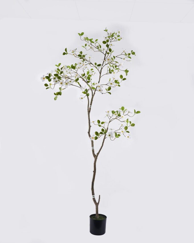 Artificial Tree 80*80*180cm Twisted Blossom tree in PP pot GS-76126026KD 2026Aug 3,000+ sqm showroom with thousands of artificial flowers, plants & trees ready for global sourcing.