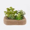 Artificial succulent 15*12*10cm Succulent in Hemp rope pot GS-38926054 2026Jul 3,000+ sqm showroom with thousands of artificial flowers, plants & trees ready for global sourcing.