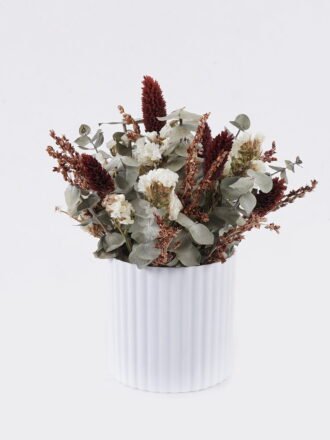 Dried Flowers 18*18*20cm  Dried natural in PP pot GS-56626012 2026Aug 3,000+ sqm showroom with thousands of artificial flowers, plants & trees ready for global sourcing.