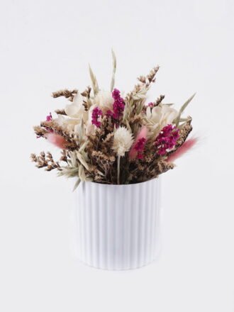 Dried Flowers 17*17*19cm  Dried natural in PP pot GS-56626015 2026Aug 3,000+ sqm showroom with thousands of artificial flowers, plants & trees ready for global sourcing.