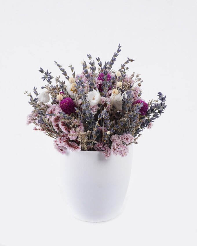 Dried Flowers 15*15*19cm  Dried natural in PP pot GS-56626021 2026Aug 3,000+ sqm showroom with thousands of artificial flowers, plants & trees ready for global sourcing.