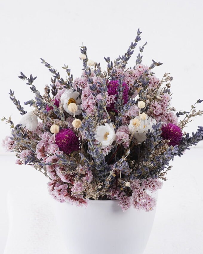 Dried Flowers 15*15*19cm  Dried natural in PP pot GS-56626021 2026Aug 3,000+ sqm showroom with thousands of artificial flowers, plants & trees ready for global sourcing.