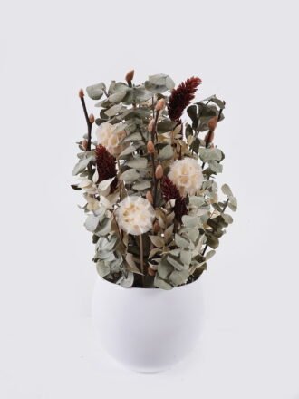 Dried Flowers 25*25*45cm  Dried natural  in PP pot GS-56626101 2026Aug 3,000+ sqm showroom with thousands of artificial flowers, plants & trees ready for global sourcing.
