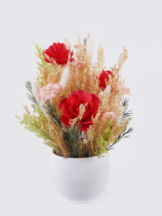 Dried Flowers 25*25*45cm  Dried natural  in PP pot GS-56626101 2026Aug 3,000+ sqm showroom with thousands of artificial flowers, plants & trees ready for global sourcing.