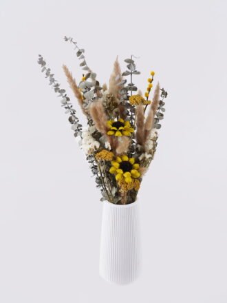 Dried Flowers 23*15*29cm Flower in PP pot/ nature plants GS-56626055 2026Aug 3,000+ sqm showroom with thousands of artificial flowers, plants & trees ready for global sourcing.