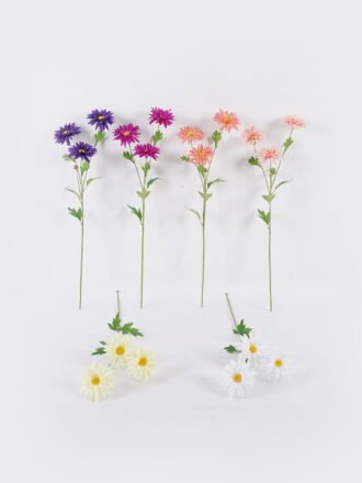 Artificial Flower 13*7*58cm Chrysanthemum *3 single stem GS-14526001-W1 2026SEP 3,000+ sqm showroom with thousands of artificial flowers, plants & trees ready for global sourcing.