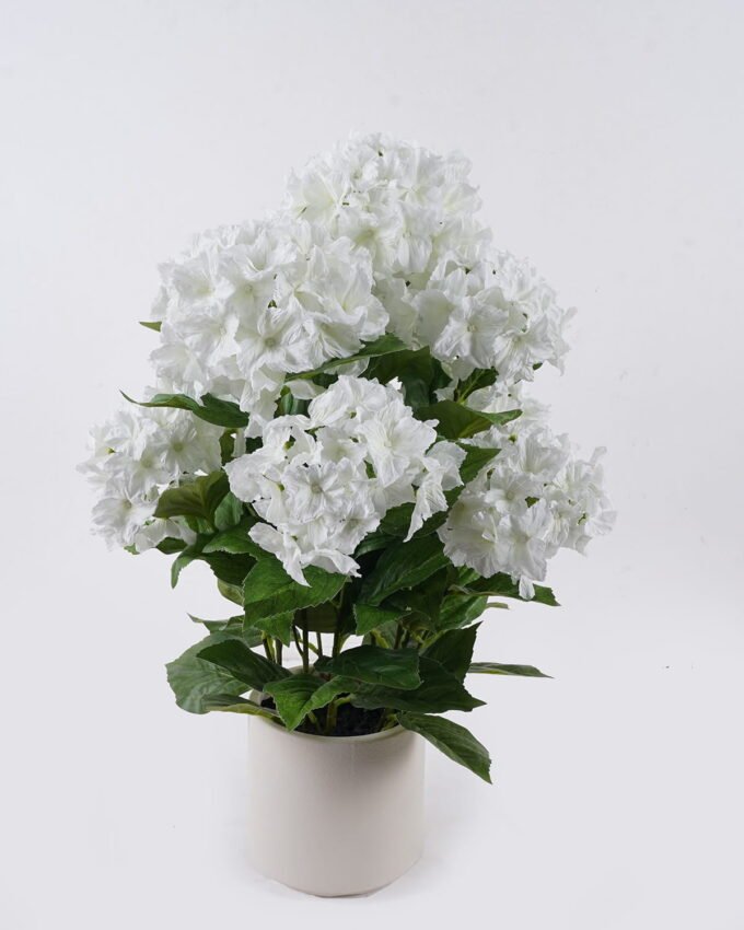 Artificial Flower 40*40*70cm Hydrangea in PP pot GS-15426052-W1 2026SEP 3,000+ sqm showroom with thousands of artificial flowers, plants & trees ready for global sourcing.