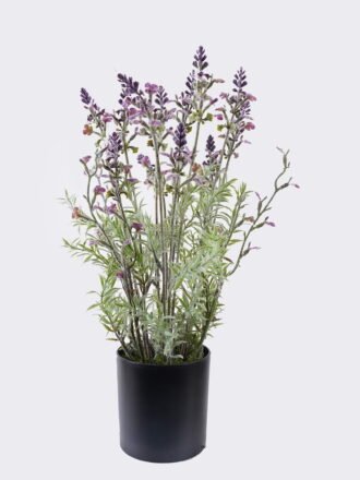 Artificial Flower 18*13*36cm Lavender in PP pot GS-27926065 2026Oct 3,000+ sqm showroom with thousands of artificial flowers, plants & trees ready for global sourcing.