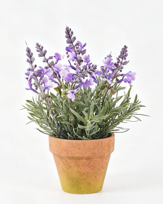 Artificial Flower 17*17*23cm Lavender in Paper pot-S GS-03325060-RP 2026SEP 3,000+ sqm showroom with thousands of artificial flowers, plants & trees ready for global sourcing.