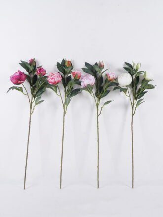 Artificial Flower 25*10*88cm Peony *3 single stem GS-15426050-W1 2026SEP 3,000+ sqm showroom with thousands of artificial flowers, plants & trees ready for global sourcing.