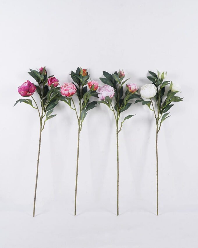 Artificial Flower 25*10*88cm Peony *3 single stem GS-15426050 2026SEP 3,000+ sqm showroom with thousands of artificial flowers, plants & trees ready for global sourcing.