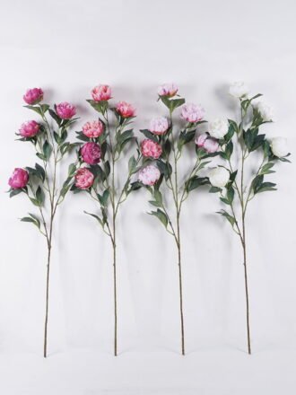Artificial Flower 25*10*88cm Peony *3 single stem GS-15426050-Z1 2026SEP 3,000+ sqm showroom with thousands of artificial flowers, plants & trees ready for global sourcing.