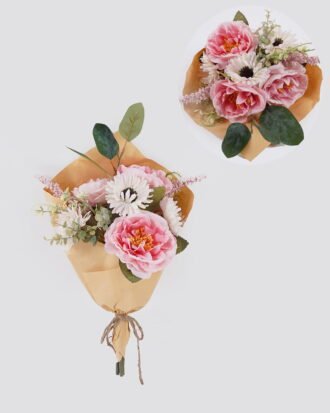 Artificial Flower 20*12*40cm Peony chrysanthemum bundle GS-52826005-PW-P2 2026Oct 3,000+ sqm showroom with thousands of artificial flowers, plants & trees ready for global sourcing.