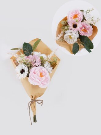 Artificial Flower 20*12*40cm Peony chrysanthemum bundle GS-52826005-PW-P2 2026Oct 3,000+ sqm showroom with thousands of artificial flowers, plants & trees ready for global sourcing.