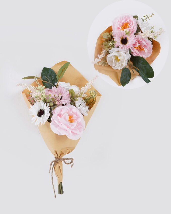 Artificial Flower 20*12*40cm Peony chrysanthemum bundle GS-52826005-PW-P3 2026Oct 3,000+ sqm showroom with thousands of artificial flowers, plants & trees ready for global sourcing.