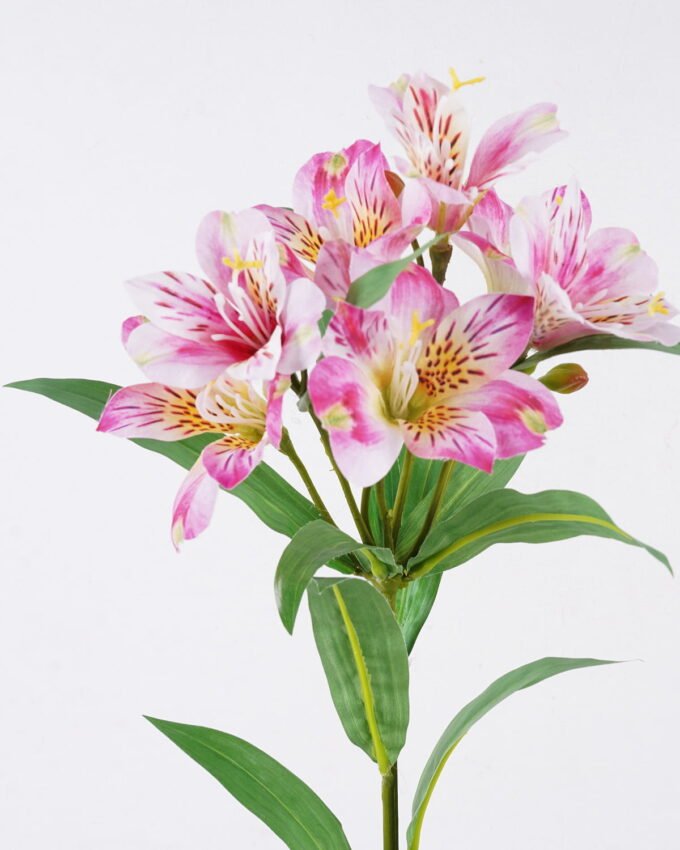 Artificial Flower 20*13*80cm Peruvian lilies *7 single stem GS-15426045CT 2026SEP 3,000+ sqm showroom with thousands of artificial flowers, plants & trees ready for global sourcing.