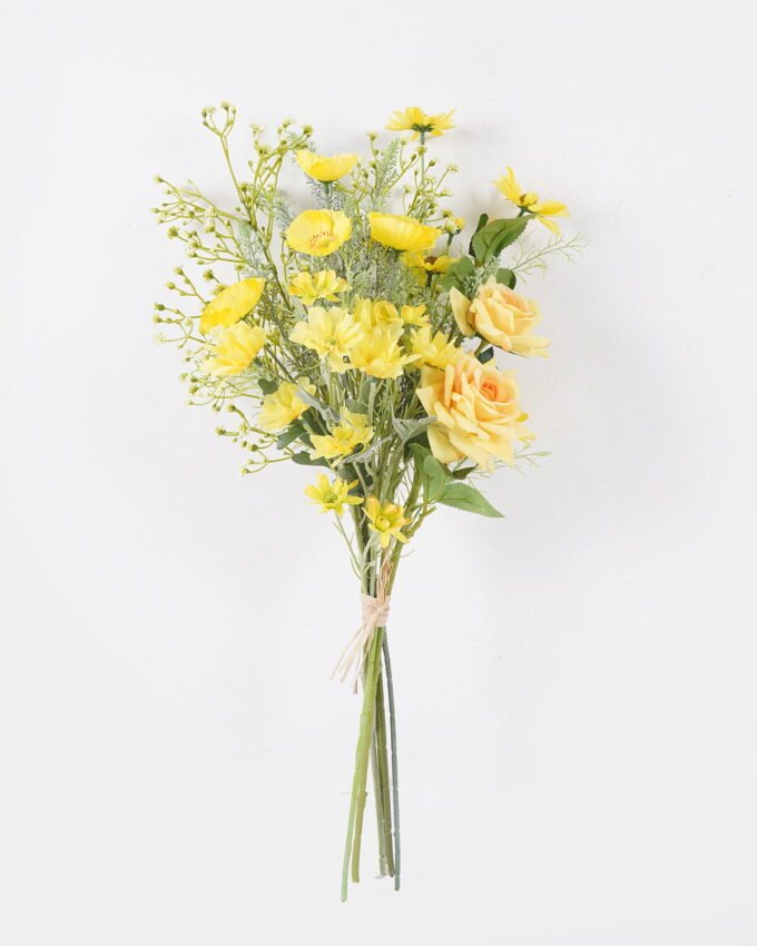 Artificial Flower 32*20*66cm Rose daisy mixed bundle GS-03325197-Y1 2026SEP 3,000+ sqm showroom with thousands of artificial flowers, plants & trees ready for global sourcing.