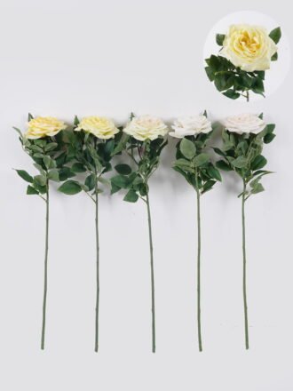 Artificial Flower 15*10*64cm Rose single stem GS-57926031-P1 2026Oct 3,000+ sqm showroom with thousands of artificial flowers, plants & trees ready for global sourcing.