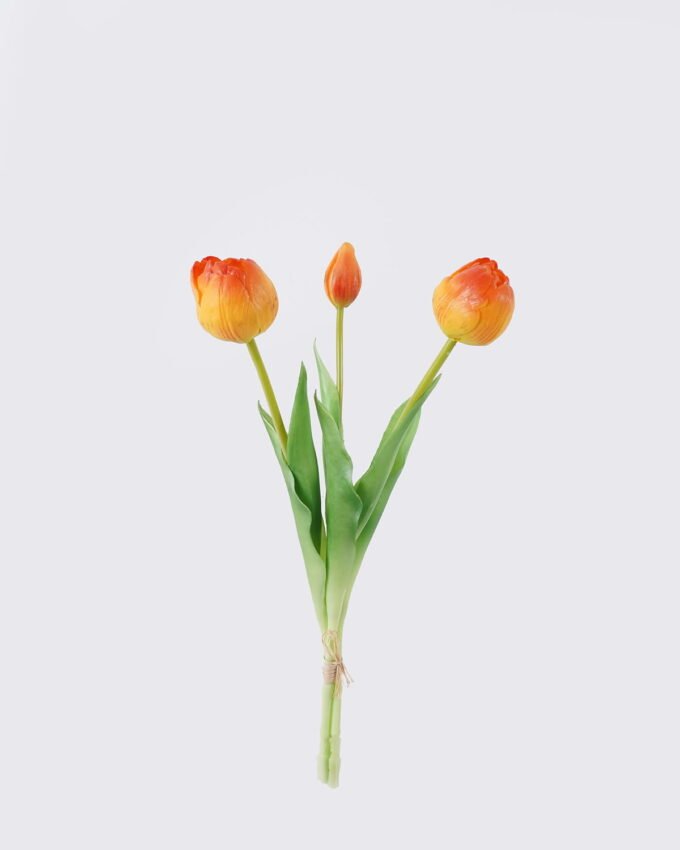 Artificial Flower Tulip 3 bundle GS-24526010_3 Artificial Flower 11*4*39cm Tulip *3 bundle GS-24526010 2026Oct 3,000+ sqm showroom with thousands of artificial flowers, plants & trees ready for global sourcing.