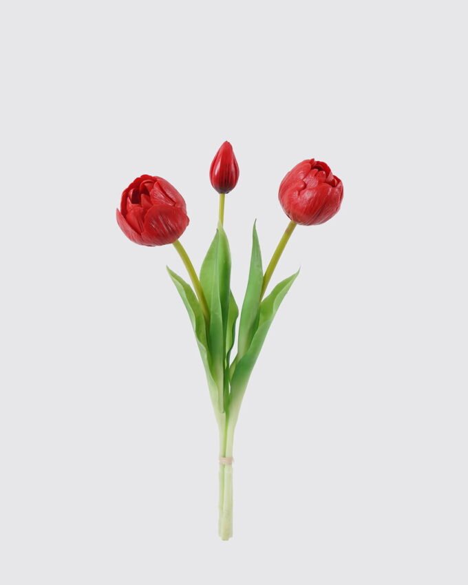 Artificial Flower Tulip 3 bundle GS-24526010_4 Artificial Flower 11*4*39cm Tulip *3 bundle GS-24526010 2026Oct 3,000+ sqm showroom with thousands of artificial flowers, plants & trees ready for global sourcing.