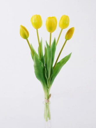 Artificial Flower 16*16*38cm Tulip *5 bundle GS-24523006-P2 2026Oct 3,000+ sqm showroom with thousands of artificial flowers, plants & trees ready for global sourcing.