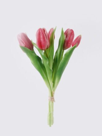 Artificial Flower 12*5*31cm Tulip *5 bundle GS-24526001-O1 2026Oct 3,000+ sqm showroom with thousands of artificial flowers, plants & trees ready for global sourcing.