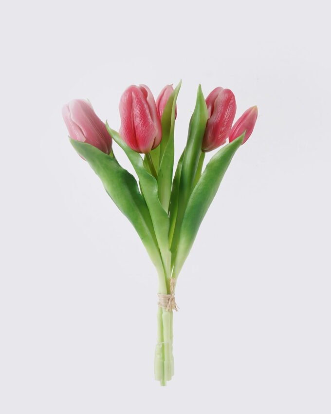 Artificial Flower 12*5*31cm Tulip *5 bundle GS-24526001-R2 2026Oct 3,000+ sqm showroom with thousands of artificial flowers, plants & trees ready for global sourcing.