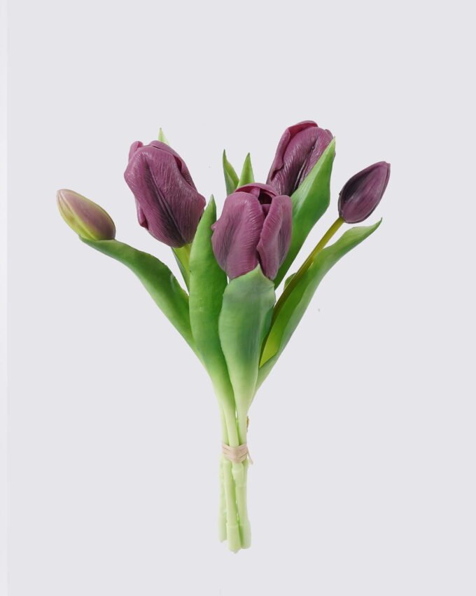 Artificial Flower 12*5*31cm Tulip *5 bundle GS-24526001-Z1 2026Oct 3,000+ sqm showroom with thousands of artificial flowers, plants & trees ready for global sourcing.