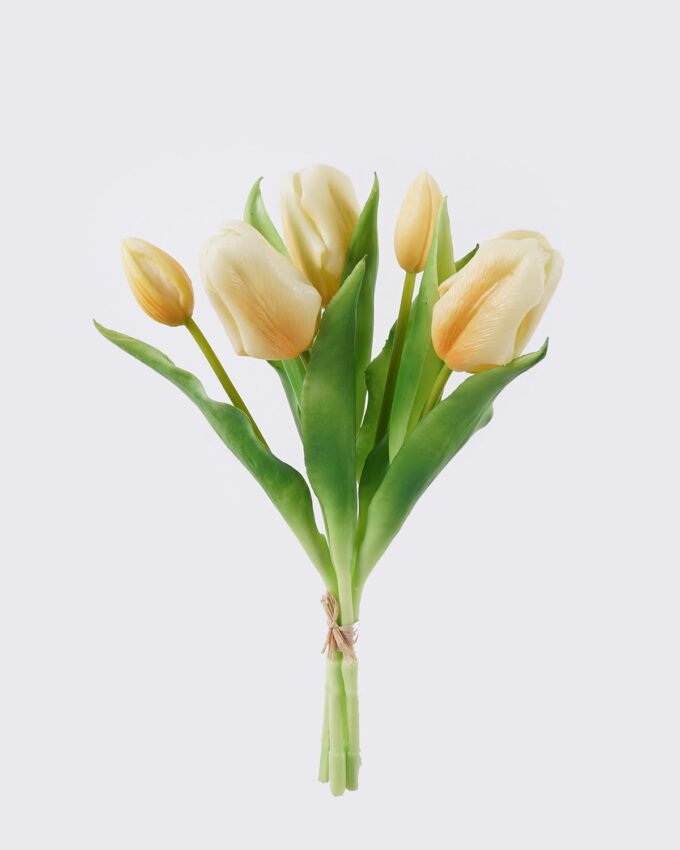 Artificial Flower Tulip 5 bundle GS-24526001_4 Artificial Flower 12*5*31cm Tulip *5 bundle GS-24526001 2026Oct 3,000+ sqm showroom with thousands of artificial flowers, plants & trees ready for global sourcing.