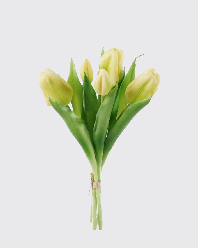 Artificial Flower Tulip 5 bundle GS-24526001_5 Artificial Flower 12*5*31cm Tulip *5 bundle GS-24526001 2026Oct 3,000+ sqm showroom with thousands of artificial flowers, plants & trees ready for global sourcing.